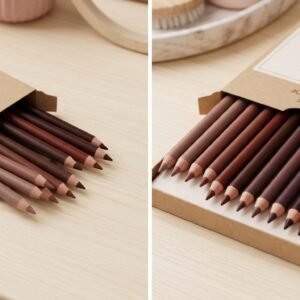 Pack of 6 or 12 Lip Liners Pencils LipPencils Nude Dark Shades Matte Waterproof